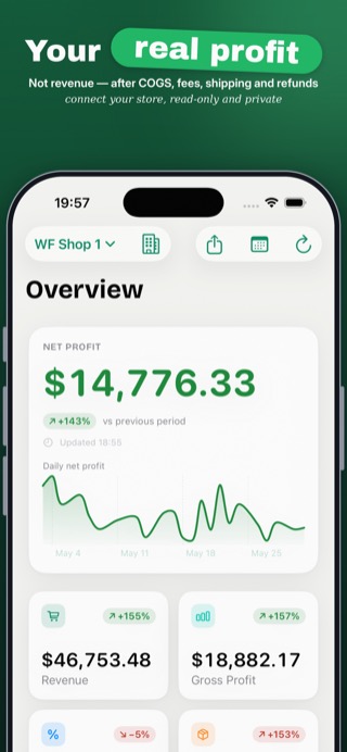 WooFinance screenshot 1